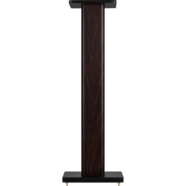 Alt view image 4 of 5 - Universal Wood Speaker Stand Pair (36in Walnut)