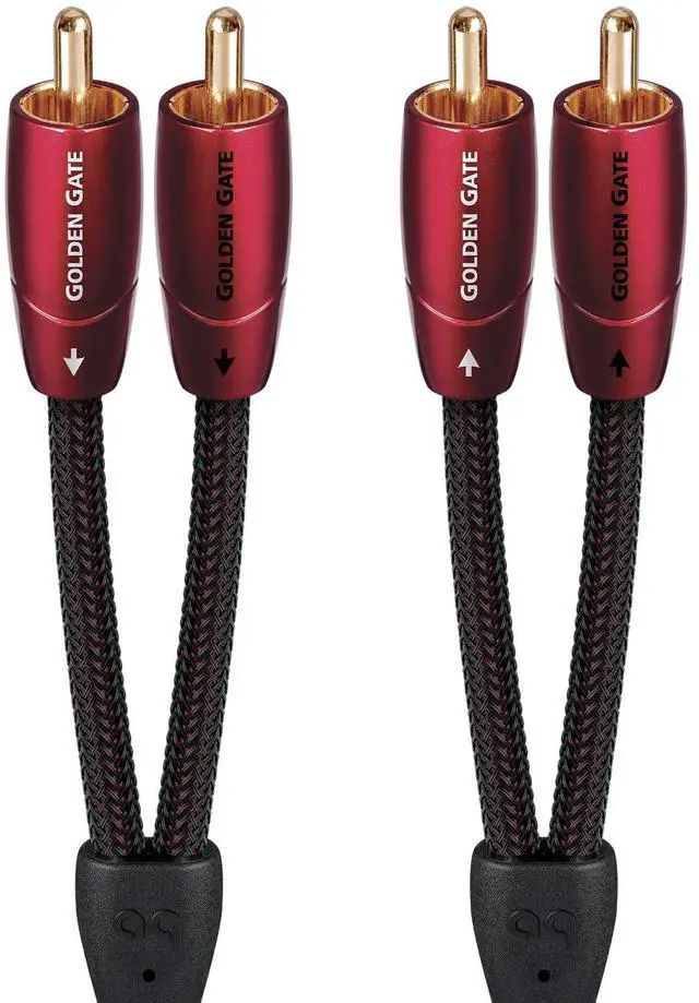 Main image of Golden Gate Stereo Cable with 4 RCA Plugs, 0.6 m