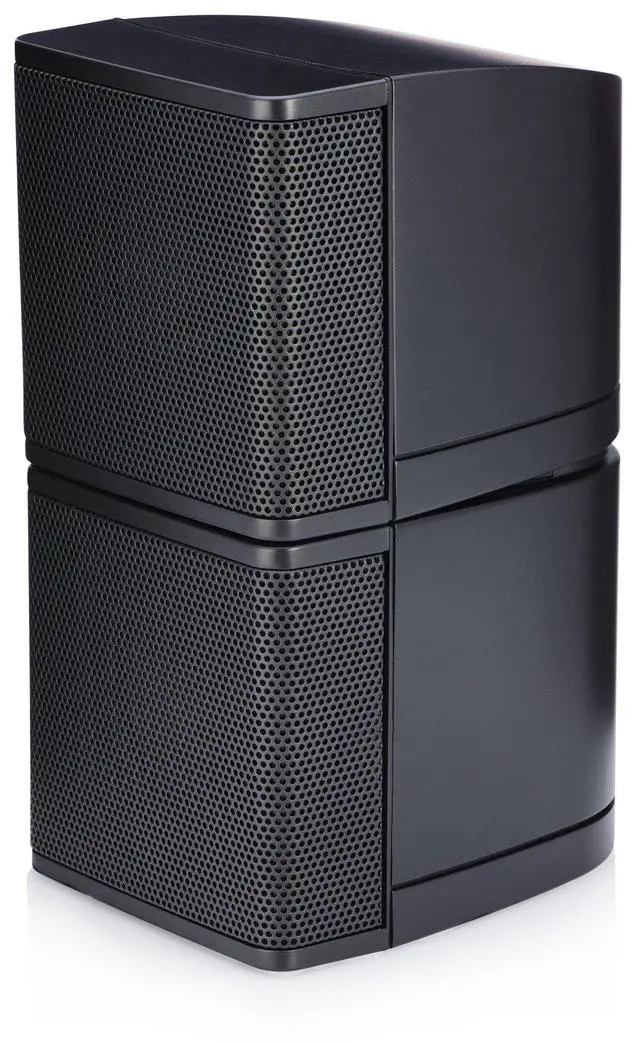 Alt view image 4 of 6 - MC2.5B Mini Cube 2.5 inch Speaker Bundle with Installation Wire - Home Value Pack (4 Pack, Black) (with Brackets & Wire)