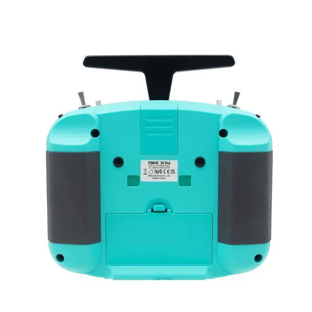 Alt view image 2 of 6 - Twin X14 Dual 2.4G 24CH High-Speed Low-Latency RC Radio System with TW Mode and ACCST D16/ACCESS Transmitter (Green)
