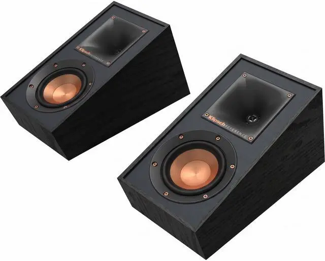 Main image of R-41SA Powerful Detailed Home Speaker Pair (2 Speakers) Dolby Atmos Surround Sound Elevation Speakers with Keyhole Mounting, 90x90 Tractrix Horn, and 4 Inch Spun-Copper IMG Woofers