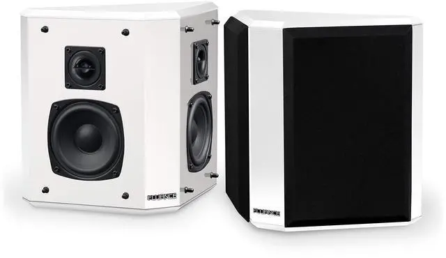 Main image of Elite High Definition 2-Way Bipolar Surround Speakers for Wide Dispersion Surround Sound in Home Theater Systems - White/Pair (SXBP2WH)