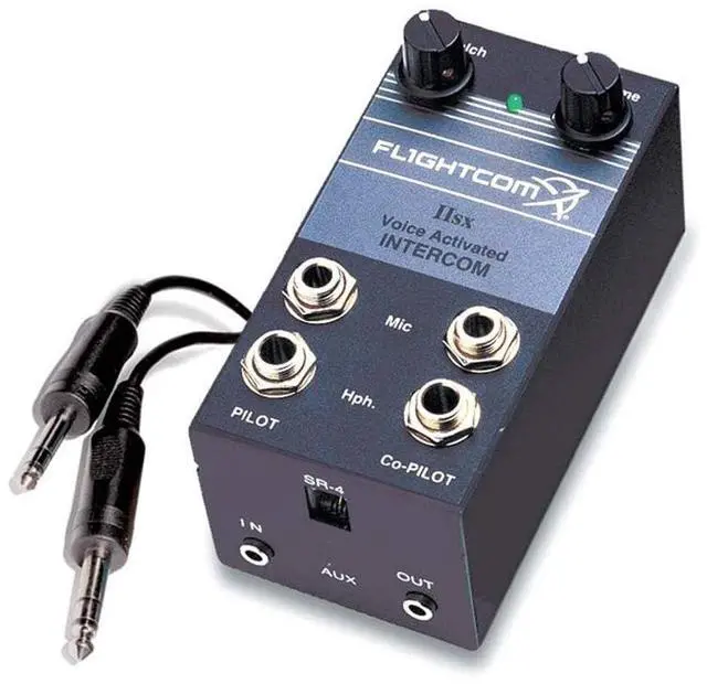 Main image of Model IISX Voice Activated Portable Aviation Intercom