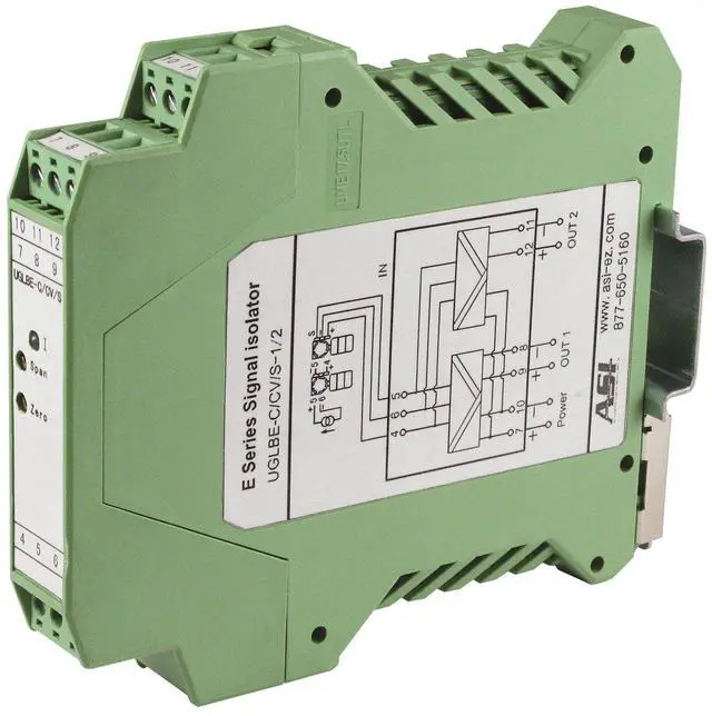 Alt view image 2 of 6 - ASI ASI451145 4-20mA Analog Signal Splitter, 3-Way Isolation