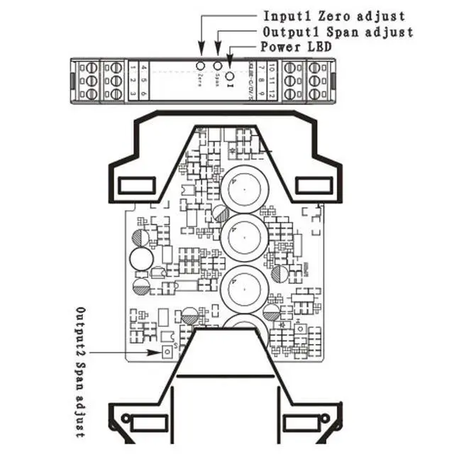 Alt view image 3 of 6 - ASI ASI451145 4-20mA Analog Signal Splitter, 3-Way Isolation