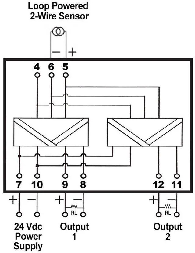 Alt view image 5 of 6 - ASI ASI451145 4-20mA Analog Signal Splitter, 3-Way Isolation