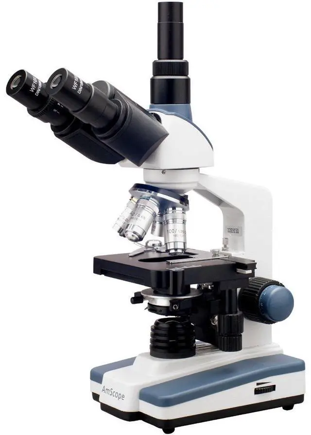 Main image of T120B Professional Siedentopf Trinocular Compound Microscope | 40X-2000X Magnification Range Compound Biological Microscope Mechanical Stage Built-In LED Illumination Siedentopf