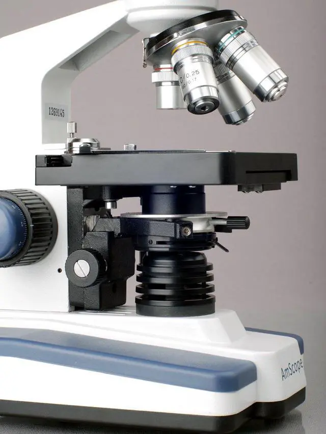 Alt view image 4 of 6 - T120B Professional Siedentopf Trinocular Compound Microscope | 40X-2000X Magnification Range Compound Biological Microscope Mechanical Stage Built-In LED Illumination Siedentopf