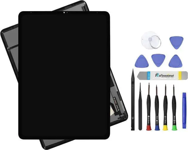 Main image of 12.9" LCD Screen Replacement for iPad Pro 12.9 3rd Gen A1876 A2014 A1983 A1895 and 4th Gen A2069 A2232 A2233 A2229 Display LCD Assembly and Glass Touch Digitizer Premium Repair Kit (Black)