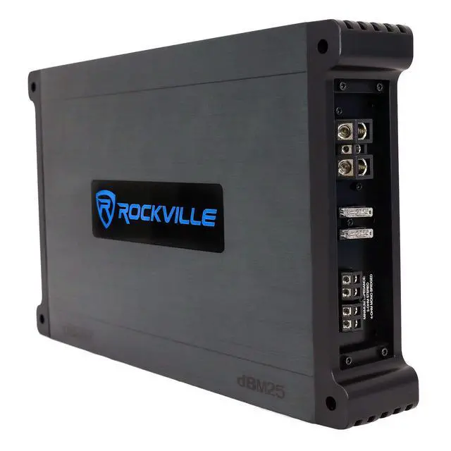 Alt view image 3 of 6 - DBM25 2-Channel Marine/Boat Amplifier with Silicone Covers | 1500W Peak, 370W RMS, Class-AB, 12dB Crossover, LPF/HPF, Bass EQ, Rustproof Hardware