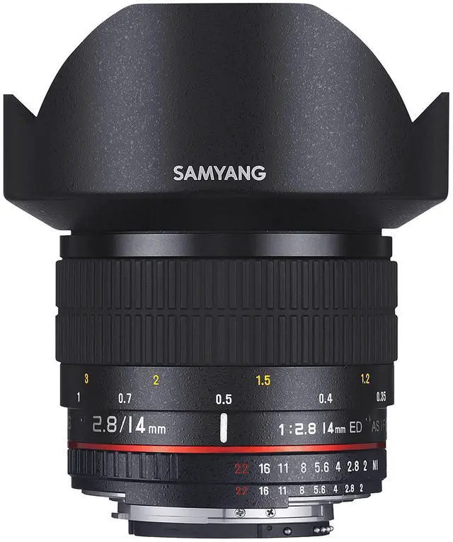 Main image of SYAE14M 14mm F2.8 Full Frame Ultra Wide Angle Lens, Canon EF | Wide-angle lens captures expansive landscapes, architecture and interiors with outstanding image quality