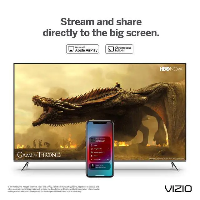 Alt view image 5 of 6 - 32-inch D-Series - Full HD 1080p Smart TV with Apple AirPlay and Chromecast Built-in, Screen Mirroring for Second Screens, & 150+ Free Streaming Channels (D32f-G1, 2020)