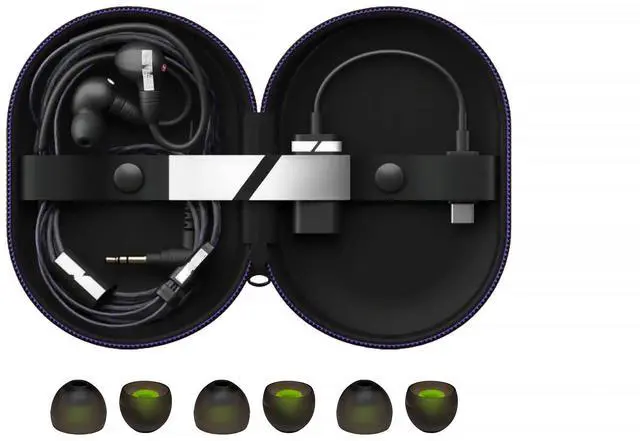 Main image of INZONE E9 Wired Black in-Ear Monitor for Gaming Bundle | 6 Knox Gear Earbud Replacement Tips, Noise-Isolating Sealed Design, Virtual 7.1 Surround Sound Experience