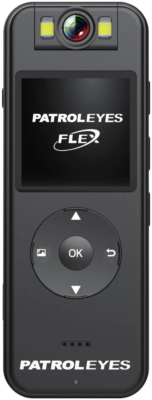 Main image of Flex Rotating Lens 180 Degree Local Remote View 4K Ultra HD WiFi Mini Magnetic Covert Pocket Body Camera LCD Screen PE-Flex (32, GB)