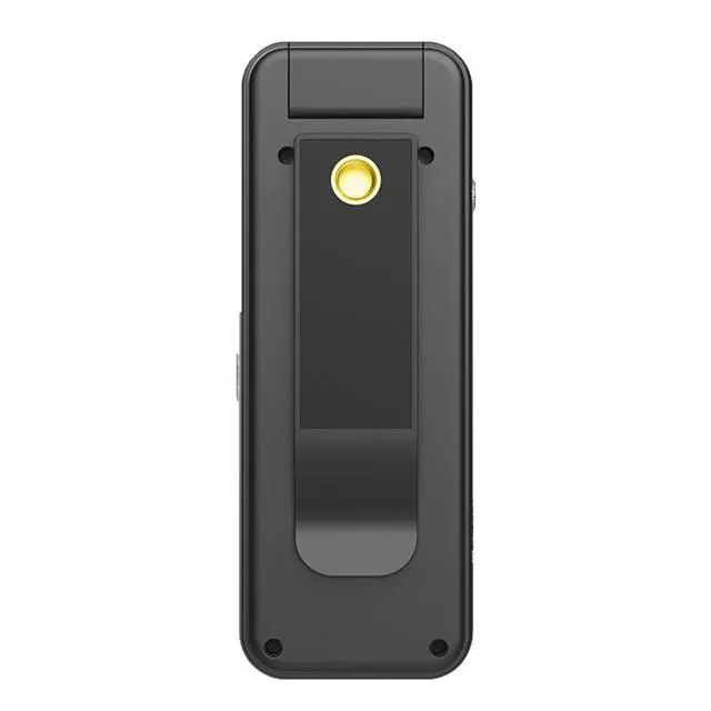 Alt view image 3 of 6 - Flex Rotating Lens 180 Degree Local Remote View 4K Ultra HD WiFi Mini Magnetic Covert Pocket Body Camera LCD Screen PE-Flex (32, GB)