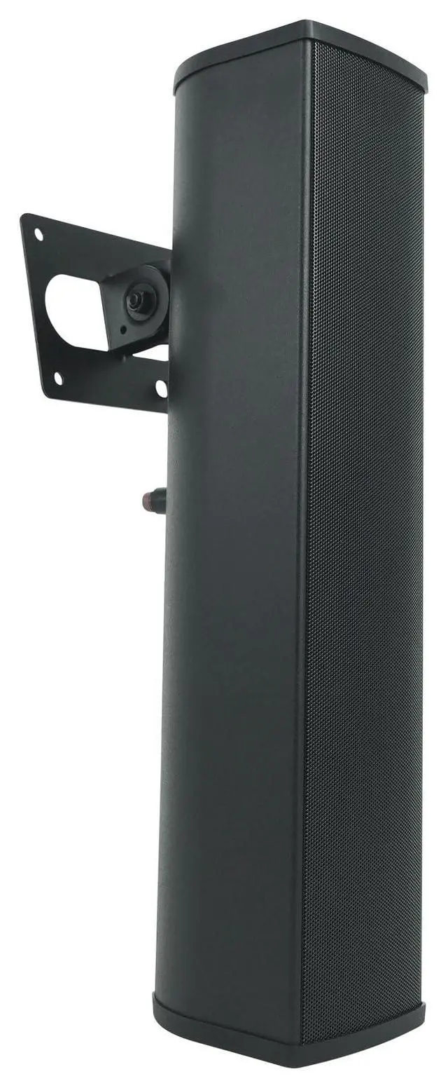 Alt view image 3 of 6 - WET ARRAY 5 Black 70V 60W Commercial Wall Mount Swivel Column Speaker, 2-Way Line Array Design, IP55 Waterproof, Indoor/Outdoor Use for Restaurants, Churches, Auditoriums | Adjustable Tap 60W, 30W, 15