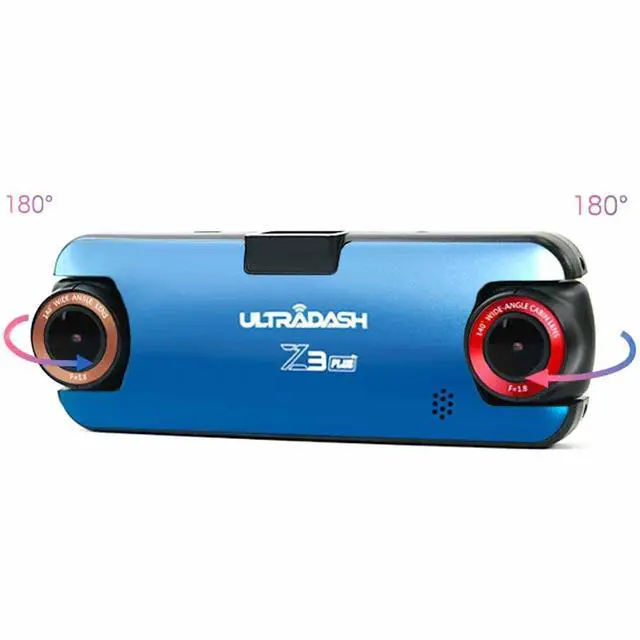 Alt view image 5 of 6 - UltraDash Z3+ Commercial Edition - Dual Lens Dash Cam for Rideshare Taxi Truck Ambulance Police Professional Drivers Wide Angle IR Lens Night Vision Infrared 2.7" LCD HDR Cabin Passenger