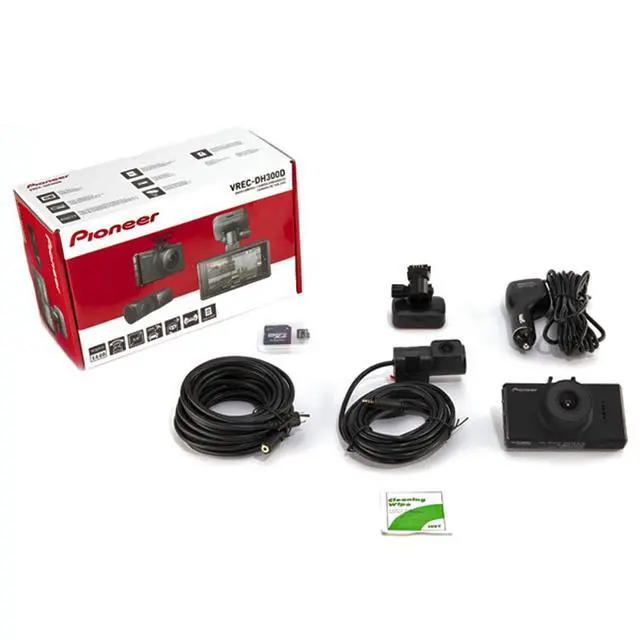 Alt view image 4 of 4 - VREC-DH300D 2-Channel Dual Recording 1440p WQHD (Wide Quad HD) Dash Camera System with 3 LCD Screen