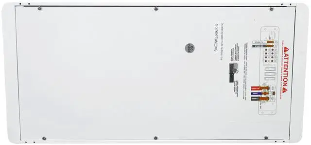 Alt view image 6 of 6 - Krypton S6 Marine/Boat 6-Channel Amplifier, Class A/B | PA Microphone Included, Bass Knob, 660W RMS/2600 Peak Dyno-Certified, Digital Volt Display, Rustproof, MOSFET