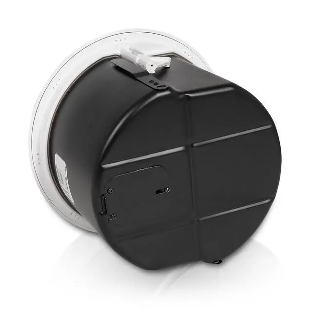 Alt view image 4 of 5 - Pair of 6.5" Coaxial in-Ceiling Speakers with Metal Backcan and Tile Rails, 70V/100V/8-Ohm Switchable, Magnetic Grill for Home Theater, White (STCS6C-PAIR)