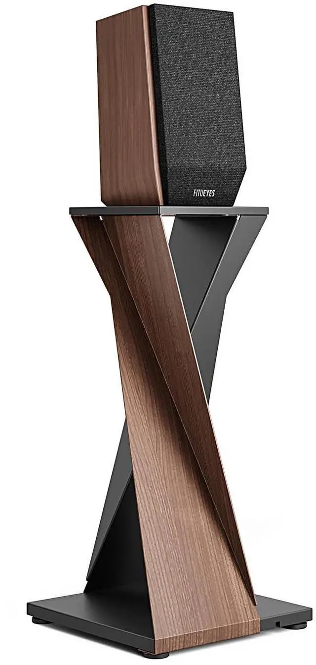 Main image of Universal Modern Speaker Stand up to 66lbs, 1 Pack | Floor Speaker Stand with 27.55" Height, Universal Bookshelf Speaker Stands for Living Room Bedroom Studio, Eiffel Series