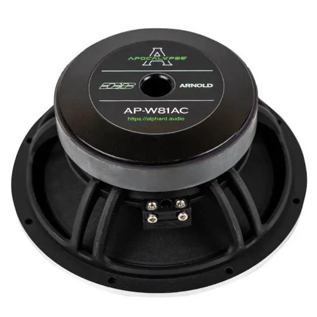 Alt view image 3 of 6 - Apocalypse Pair of 8" 600W 4 Ohm Mid Bass Speakers AP-W81AC