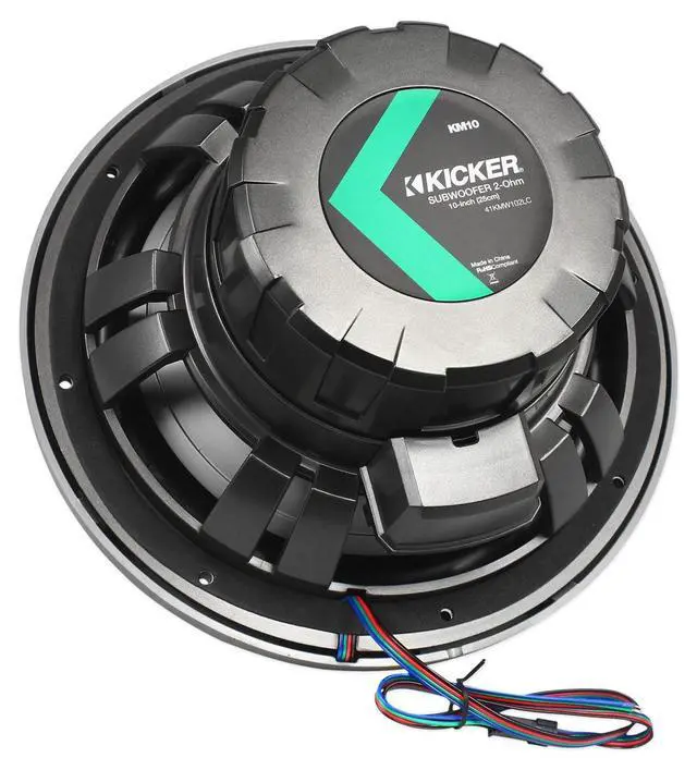 Alt view image 4 of 6 - 10 Inch KM-Seires Marine 2 Ohm Subwoofer 41KMW102LC