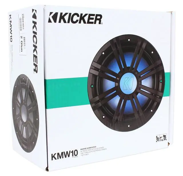 Alt view image 6 of 6 - 10 Inch KM-Seires Marine 2 Ohm Subwoofer 41KMW102LC