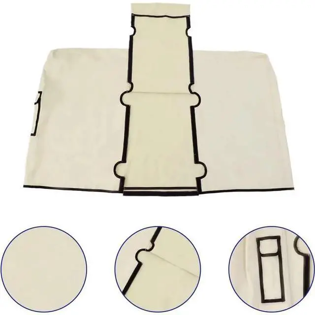 Alt view image 5 of 6 - Outdoor TV Cover for 70-75 Inch Flat Screen TVs, All-Weather 600D Waterproof & Dust-Proof Protection, Weatherproof Design with Remote Control Pocket, Compatible with Multiple Mounting Options