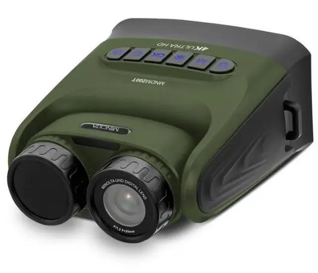 Main image of MNDM200T 4K 48MP Night Vision Monocular with 5X Zoom, Tilting Lens | 48MP digital camera, infrared, portable, starlight mode, compass, 32GB card, day & night use, 4.0 inch IPS display
