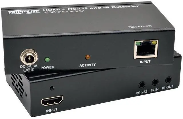 Main image of HDBaseT HDMI Over Cat5e/6/6a Extender Kit, Serial and IR Control, 1080p, Up to 500-ft. (150M) (BHDBT-K-SI-ER)
