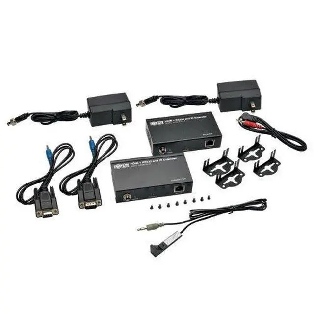 Alt view image 4 of 5 - HDBaseT HDMI Over Cat5e/6/6a Extender Kit, Serial and IR Control, 1080p, Up to 500-ft. (150M) (BHDBT-K-SI-ER)