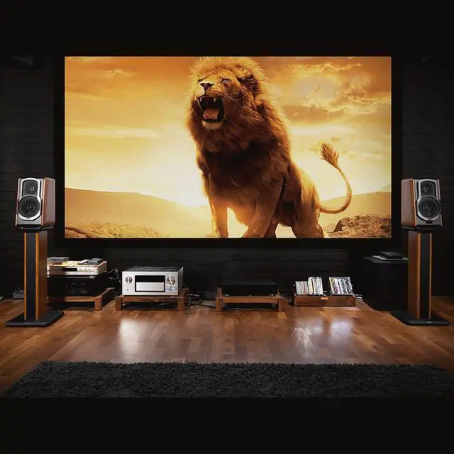 Alt view image 5 of 6 - SS02 25.6 inch Wood Grain Speaker Stands for S1000DB / S2000PRO/ S1000MKII Hollowed for Optional Sand Filling Tuning - Pair