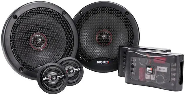 Main image of PS1-216 Premium 6.5" Car Speakers - 240W, 2-Way Component, 4 OHMS, with Grills, Superior Bass & Clear Highs for an Unmatched Audio Experience in Your Vehicle