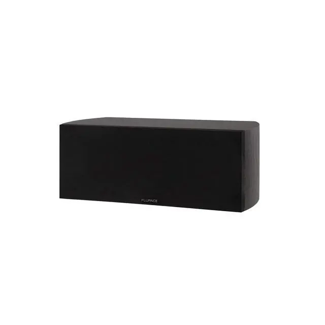 Alt view image 2 of 6 - Reference High Performance 2-Way Center Channel Speaker for Enhanced Dialogue and Vocals in Home Theater Surround Sound Systems - Black Ash (XL8C)