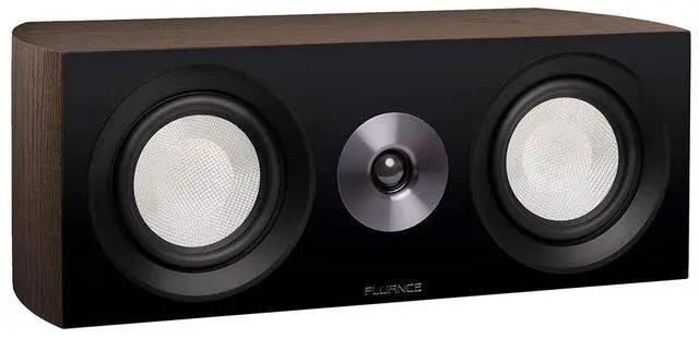 Main image of Reference High Performance 2-Way Center Channel Speaker for Enhanced Dialogue and Vocals in Home Theater Surround Sound Systems - Walnut (XL8CW)