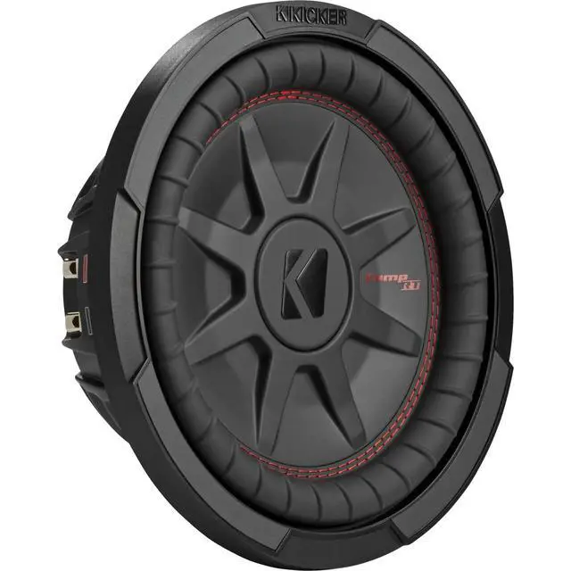 Alt view image 2 of 6 - 48CWRT102 CompRT 10" Subwoofer, DVC, 2-ohm - Includes Grill