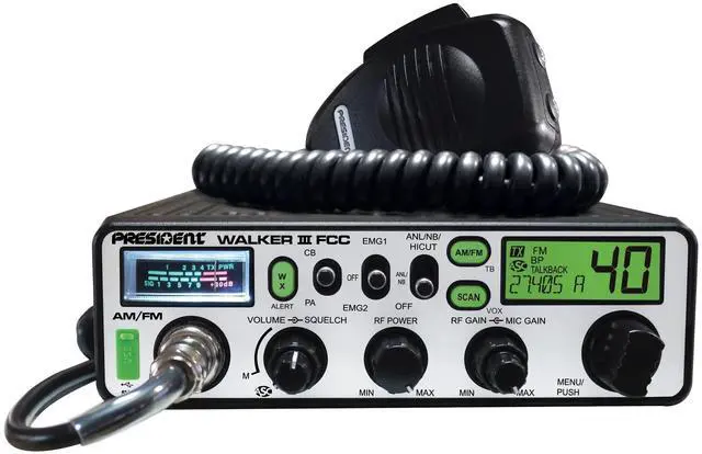Alt view image 2 of 6 - Walker III FCC AM/FM CB Radio