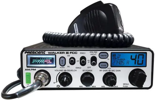 Alt view image 3 of 6 - Walker III FCC AM/FM CB Radio