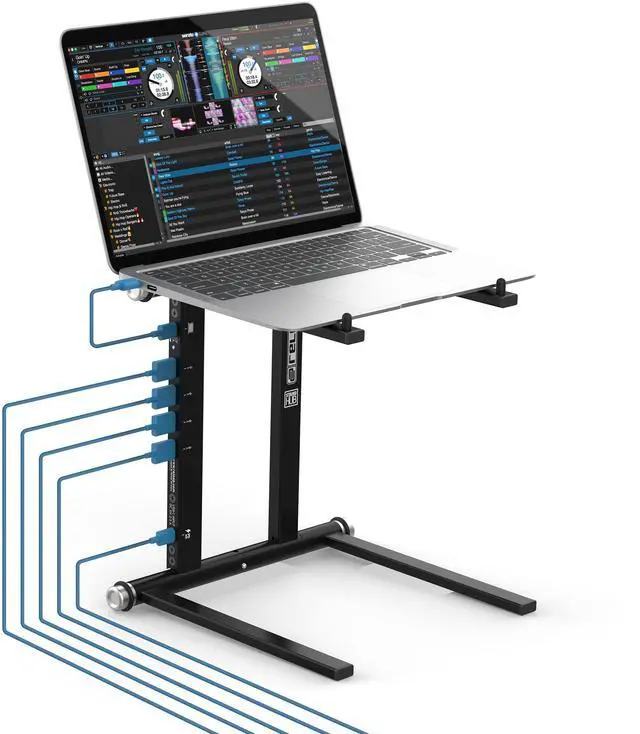 Main image of Advanced Laptop Stand with USB-C PD Hub (AMS, black (AMS-STAND-HUB)