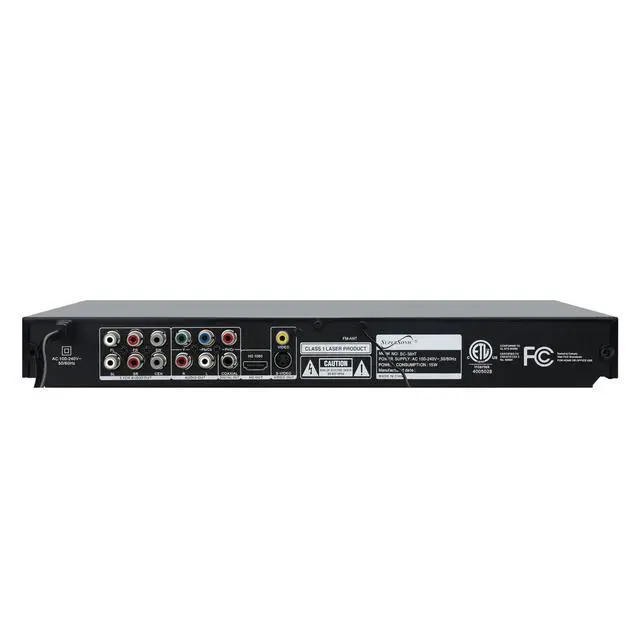Alt view image 3 of 5 - SC-38HT 5.1 Surround Channel DVD Home Theater System with DVD/CD Support, Karaoke Mic Jacks, USB Input, FM Radio, 75W Speaker Output, Multi-Language Support, and Remote Control!