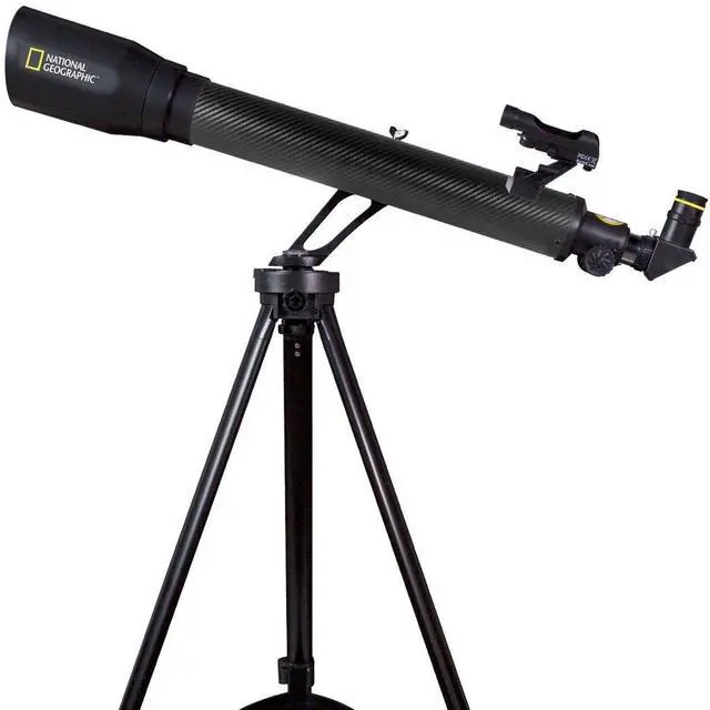 Alt view image 2 of 4 - National Geographic CF700SM Black Carbon Fiber Refractor Telescope with Phone Adapter