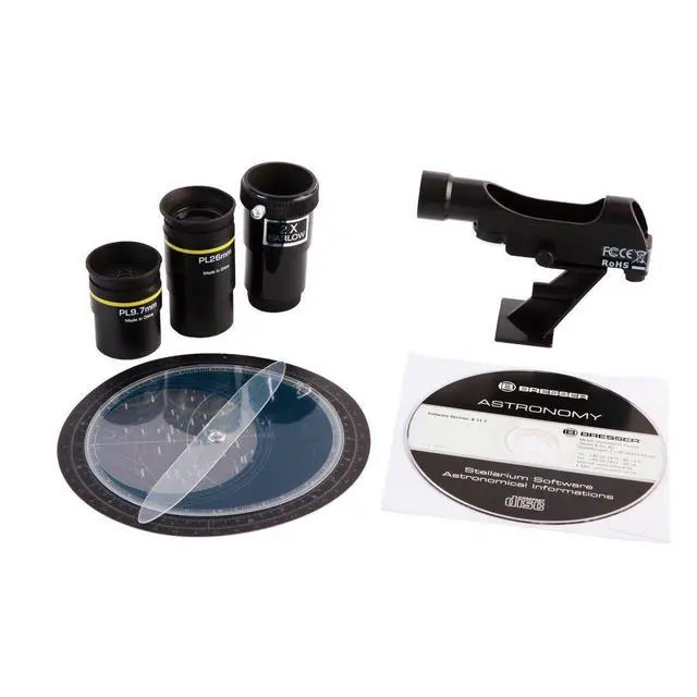 Alt view image 4 of 4 - National Geographic CF700SM Black Carbon Fiber Refractor Telescope with Phone Adapter