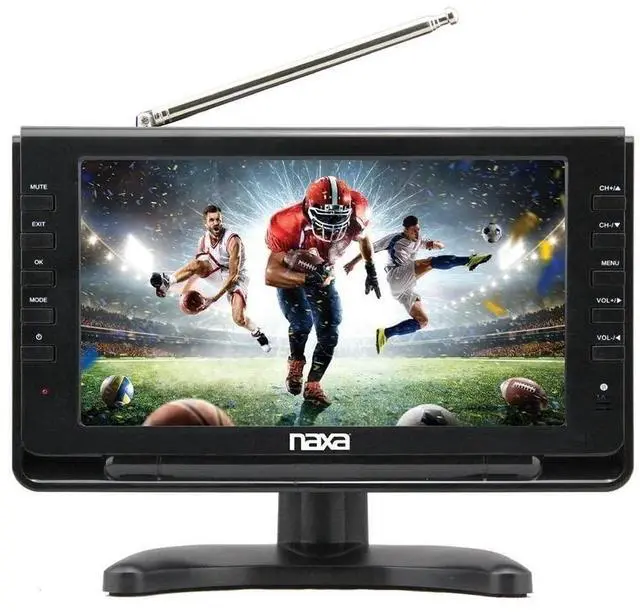 Main image of Electronics NT-110 10-inch Portable TV & Digital Multimedia Player with Car Package, Compatible with USB, SD Cards, Black
