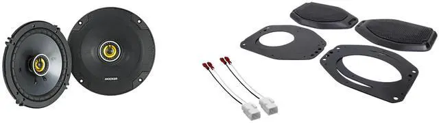 Main image of 46CSC654 6.5" CS-Series Coaxial Speakers and Sound Bar Mounting Kit Compatible with Jeep JL (2018-2023) & JT (2020-2023)