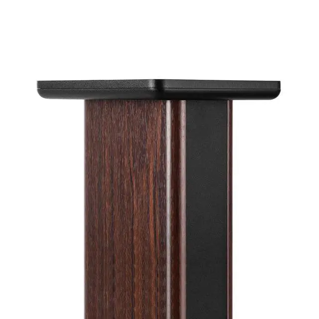 Alt view image 6 of 6 - S3000PRO Bookshelf Speakers Stands for Surround Sound, Heavy Duty 25.6 Inch Floor Stand, Easy Assembly Wood Grain Floorstanding Speaker Supports 1 Pair
