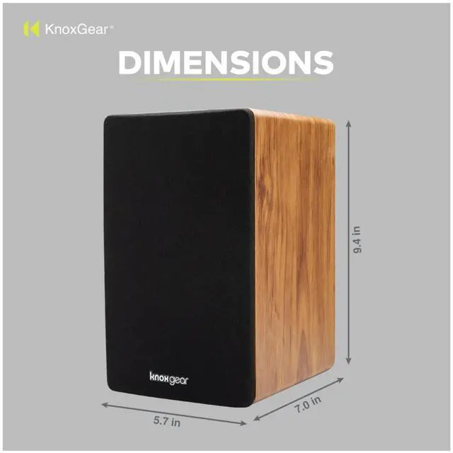 Alt view image 3 of 6 - LP1 Powered Bluetooth Bookshelf Speakers Pair - Turntable, Record Player, Stereo Speaker - 30 Watt x 2-2.0 Stereo Studio Monitor Speakers - Wood Finish - 4" Paper Cone Woofer, Active Speakers, Wired |