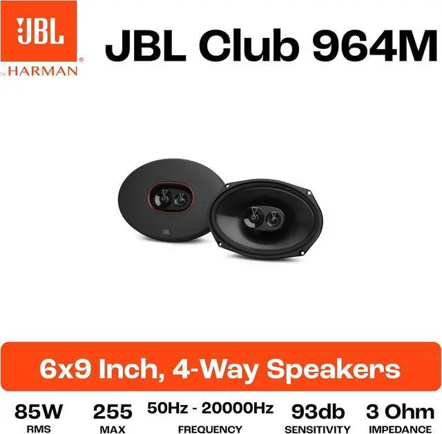 Alt view image 6 of 6 - Club Gen3 964M 6x9'' (15x22,5cm) Speaker Set 3-Way