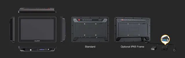 Alt view image 4 of 6 - FA1019/C 10.1" 1500 NITS high brightness FHD 1000:1 HDMI/VGA Supports 4K 30Hz with Flip image function for Teleprompter (FA1019C+VESA STAND)
