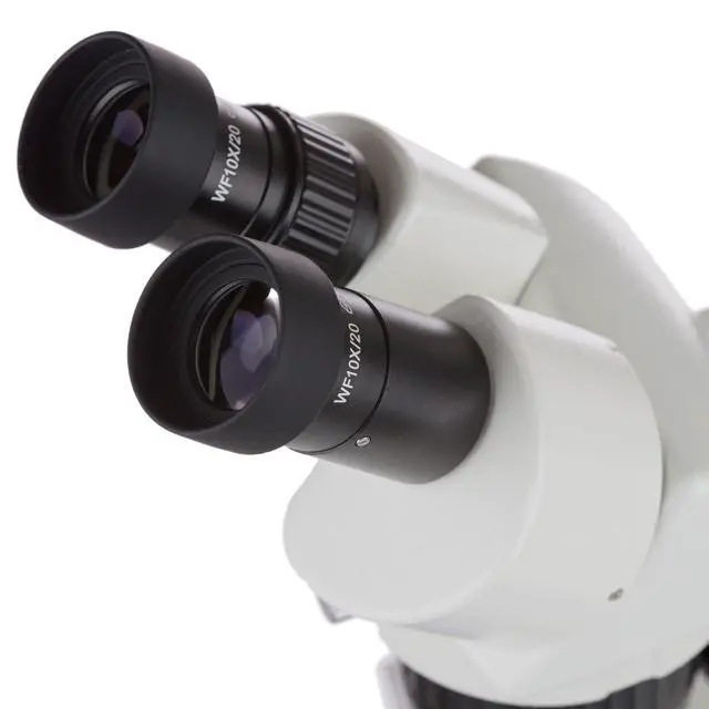 Alt view image 3 of 4 - SWDG-2B13 30X Super Widefield Pillar Stand Stereo Microscope | 10X-30X Magnification Range Widefield Optics